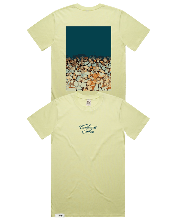 Grounded Script Tee (transparent)