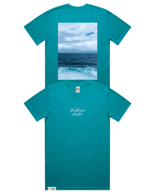Haven Script Tee (transparent)