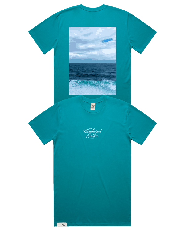 Haven Script Tee (transparent)