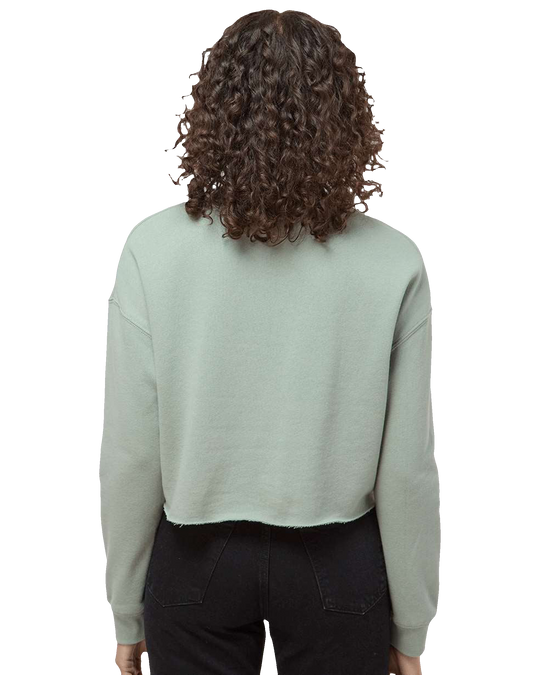 Ladies Ahoy Cropped Crew (transparent)
