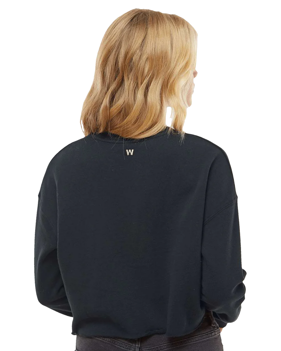 Ladies Ahoy Cropped Crew (transparent)