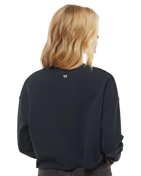 Ladies Ahoy Cropped Crew (transparent)