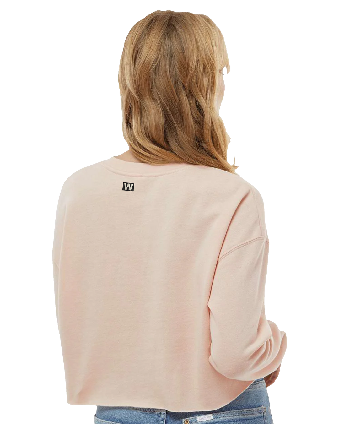 Ladies Ahoy Cropped Crew (transparent)