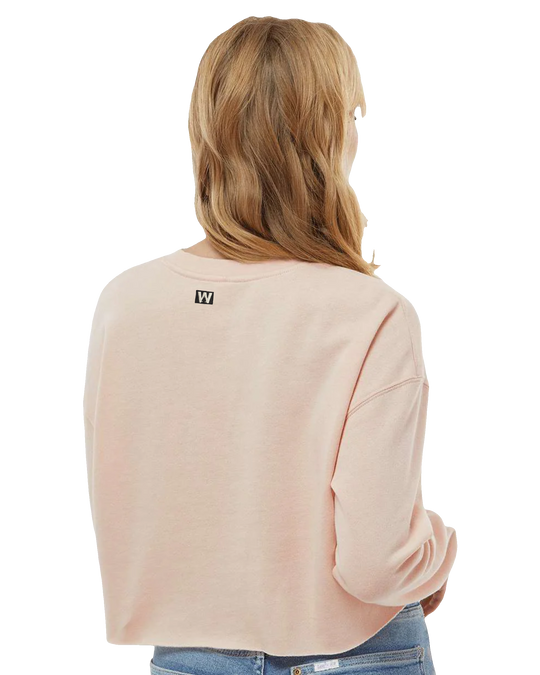 Ladies Ahoy Cropped Crew (transparent)