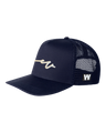 Sketchy Dub Solid Trucker - White Branding