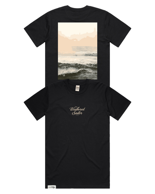 Awakening Script Tee (transparent)