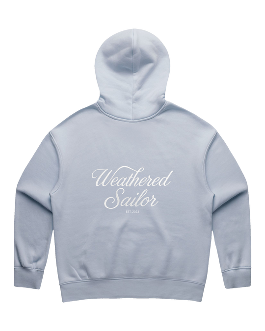 Lady Anchor Script Chillin Hoodie (transparent)