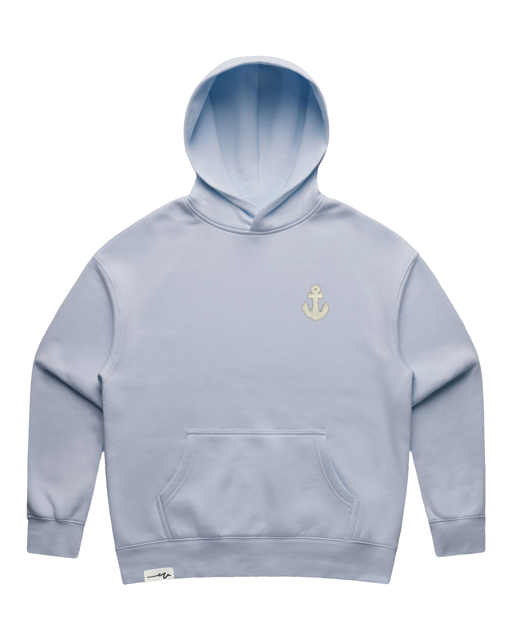 Lady Anchor Script Chillin Hoodie (transparent)