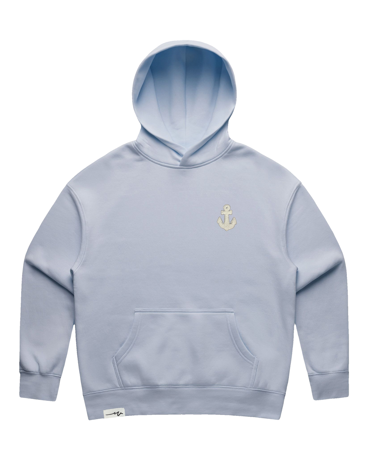 Lady Anchor Script Chillin Hoodie (transparent)
