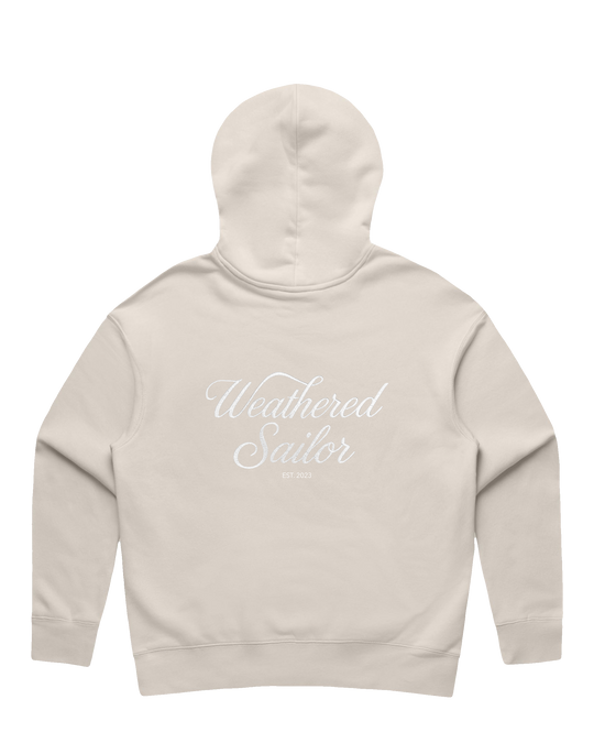Lady Anchor Script Chillin Hoodie (transparent)