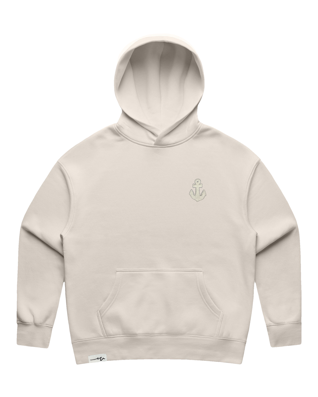 Lady Anchor Script Chillin Hoodie (transparent)