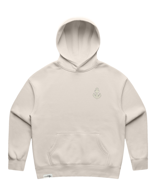 Lady Anchor Script Chillin Hoodie (transparent)