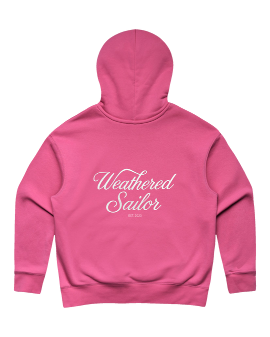 Lady Anchor Script Chillin Hoodie (transparent)