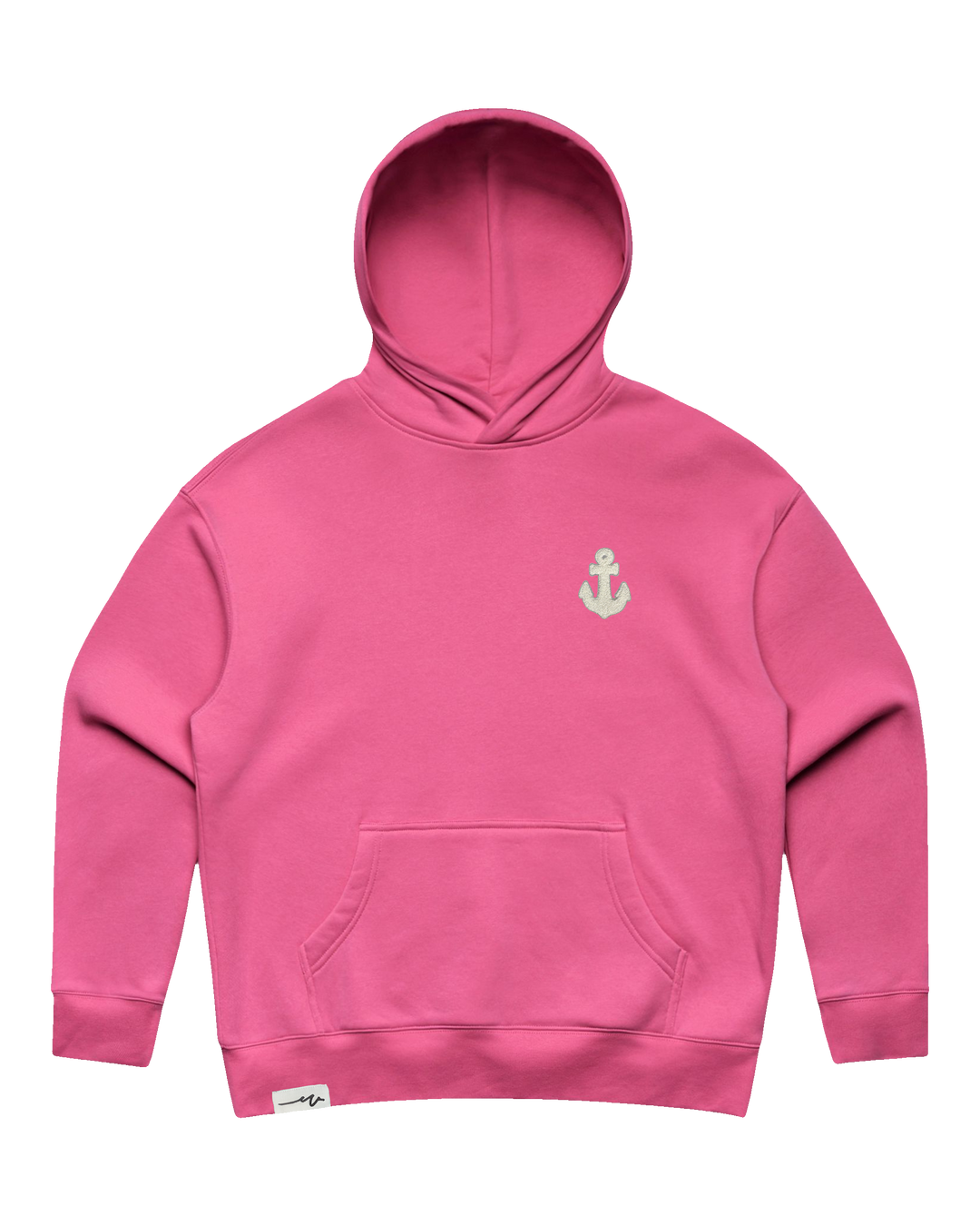 Lady Anchor Script Chillin Hoodie (transparent)
