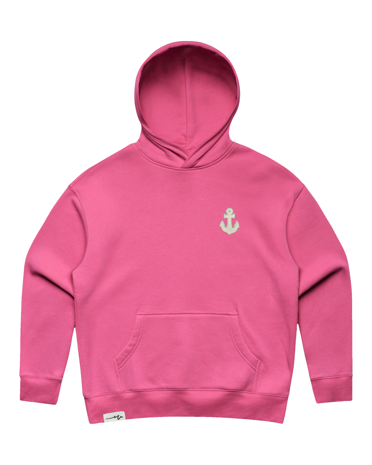 Lady Anchor Script Chillin Hoodie (transparent)