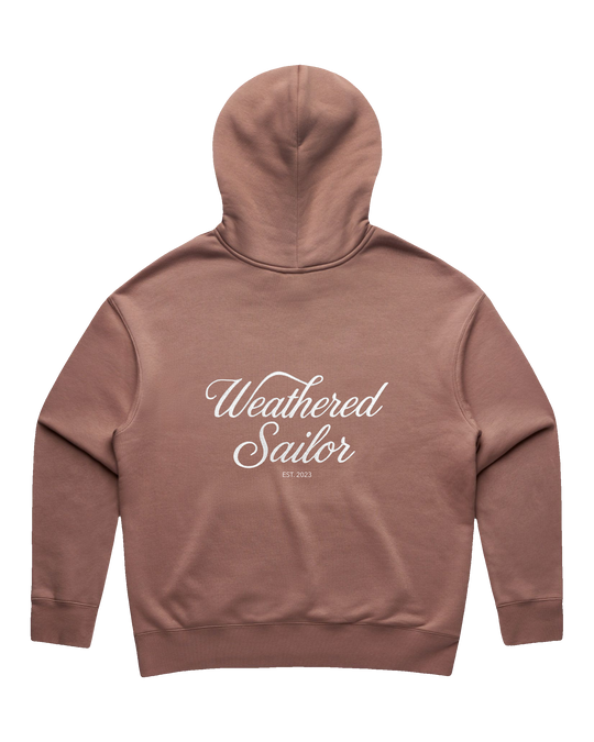 Lady Anchor Script Chillin Hoodie (transparent)
