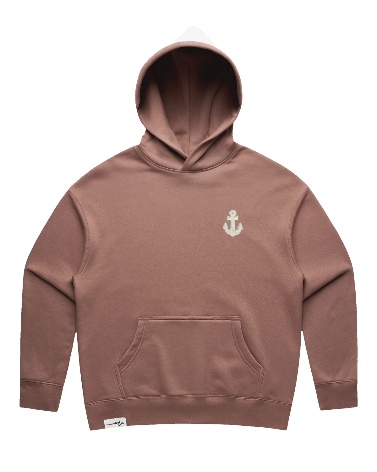 Lady Anchor Script Chillin Hoodie (transparent)