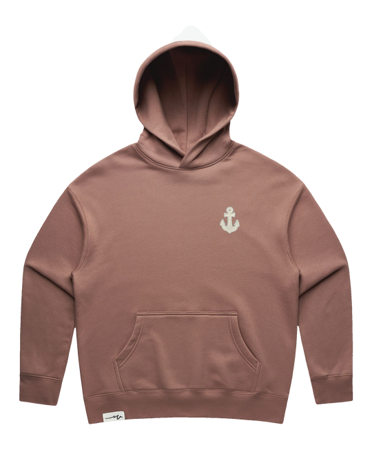 Lady Anchor Script Chillin Hoodie (transparent)