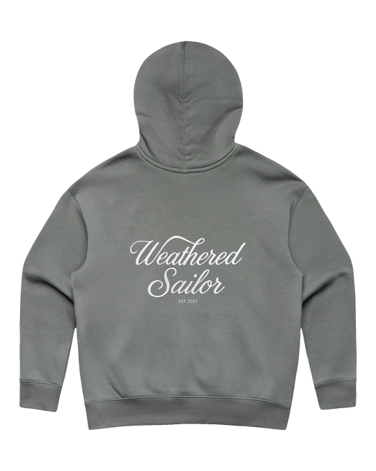 Lady Anchor Script Chillin Hoodie (transparent)