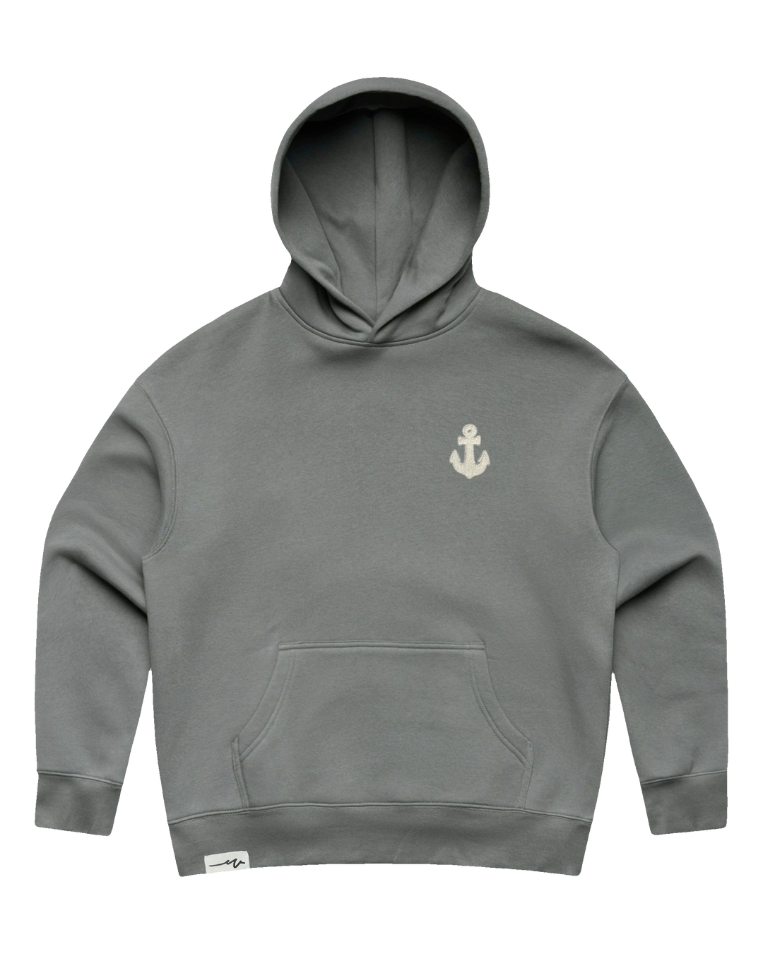 Lady Anchor Script Chillin Hoodie (transparent)