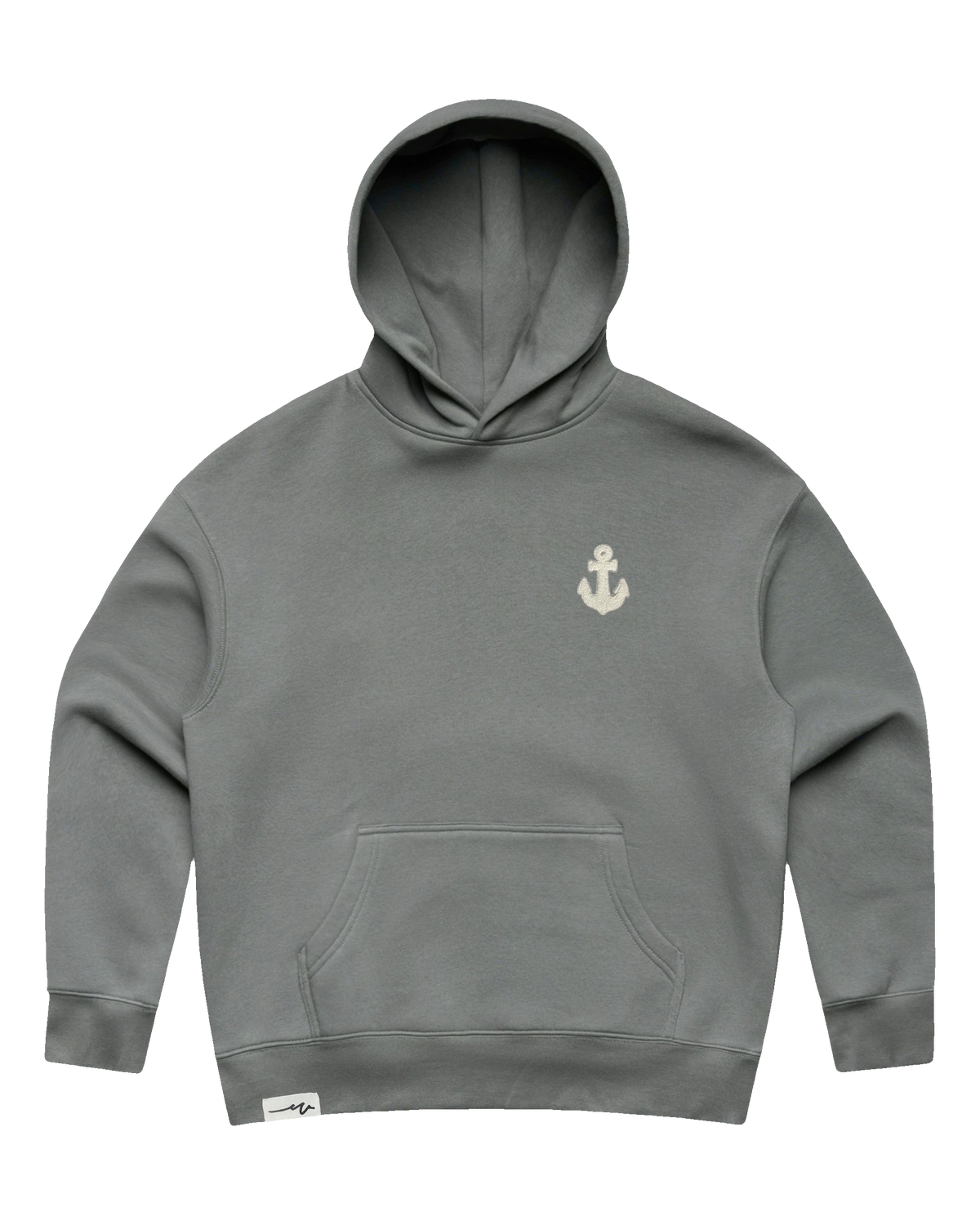 Lady Anchor Script Chillin Hoodie (transparent)