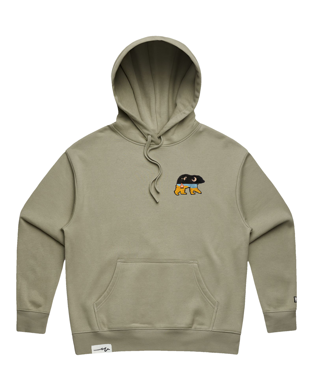 Bear With Me — At The Fire Heavy Cropped Hood (transparent)