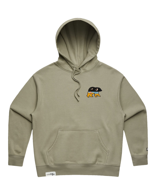 Bear With Me — At The Fire Heavy Cropped Hood (transparent)