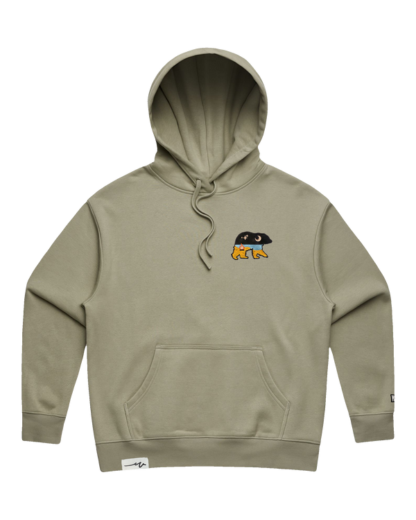 Bear With Me — At The Fire Heavy Cropped Hood (transparent)