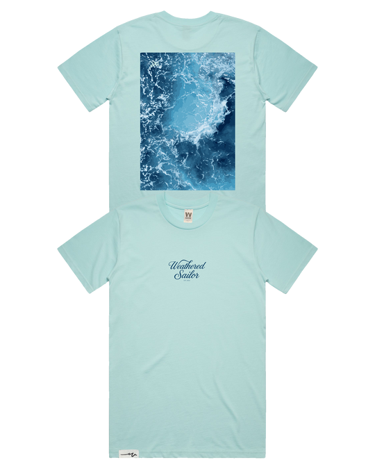 Pulse Script Tee (transparent)