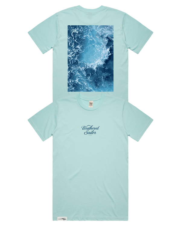 Pulse Script Tee (transparent)