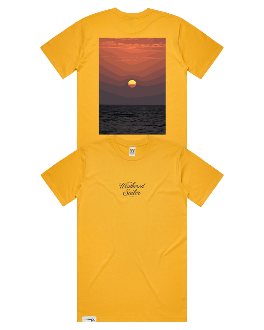 Rebirth Script Tee (transparent)
