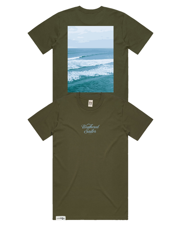 Rhythm Script Tee (transparent)