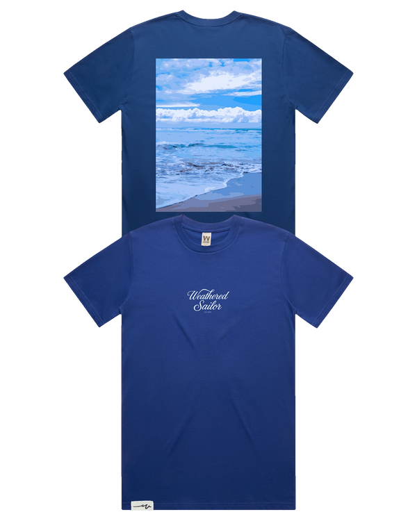 Shore Script Tee (transparent)