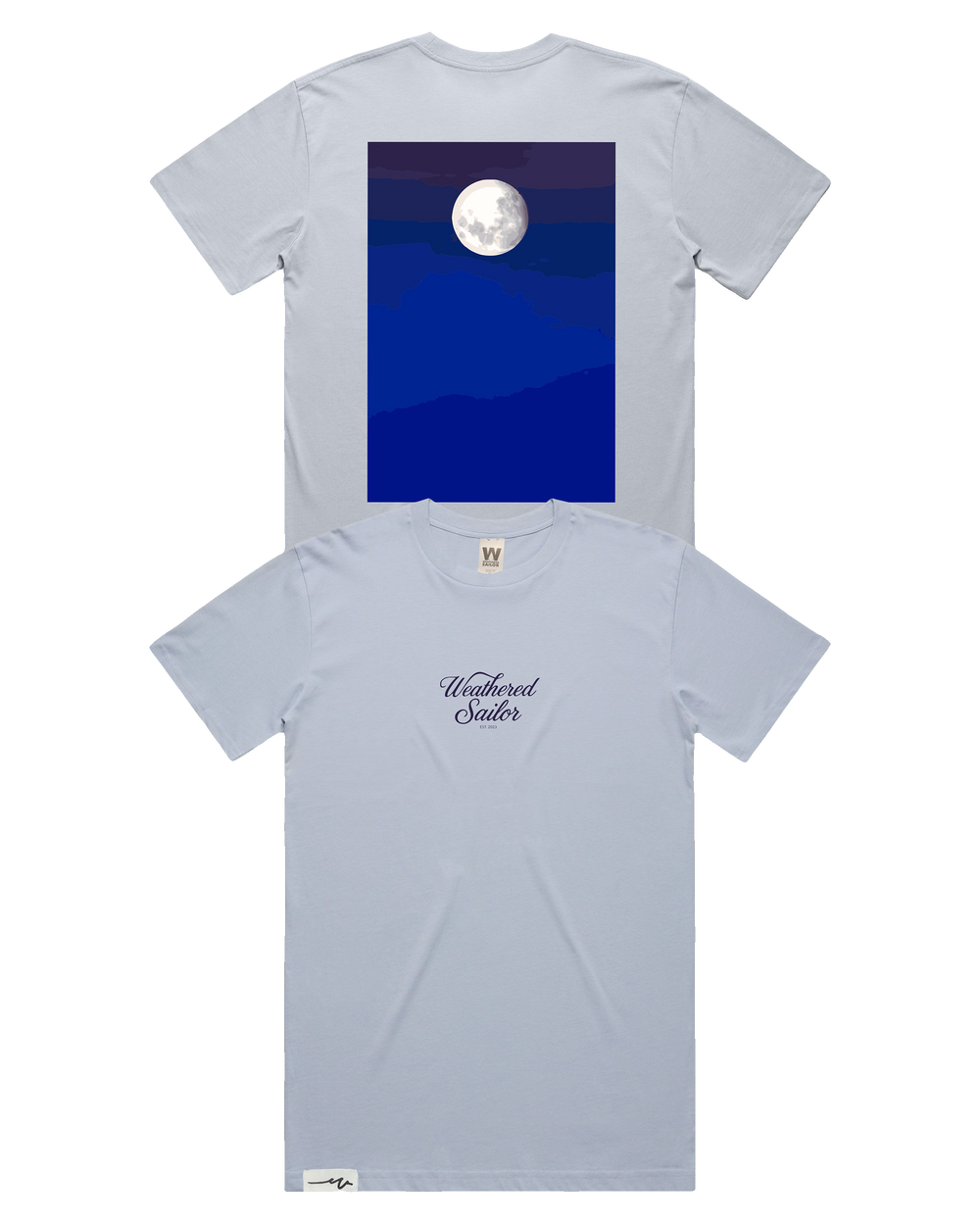 Silent Script Tee (transparent)