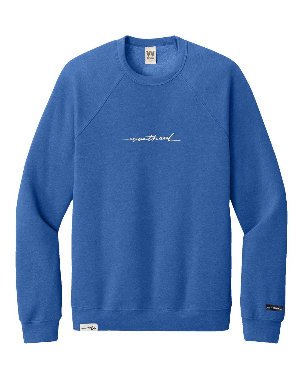 Sketchy Sponge Raglan Crew (transparent)