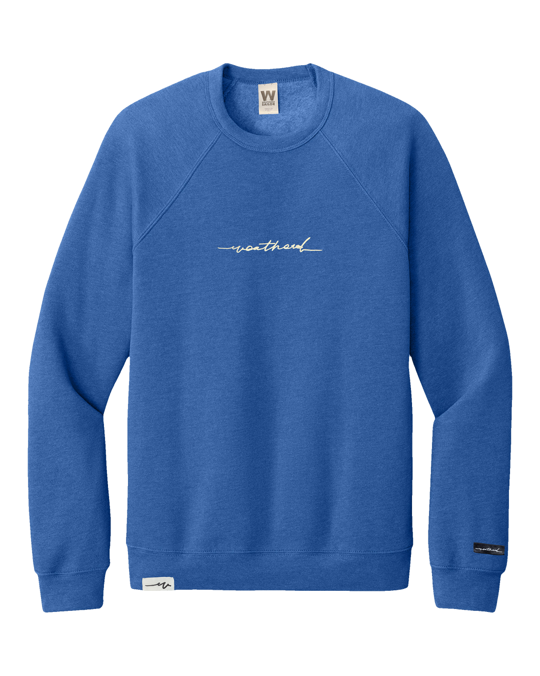 Sketchy Sponge Raglan Crew (transparent)