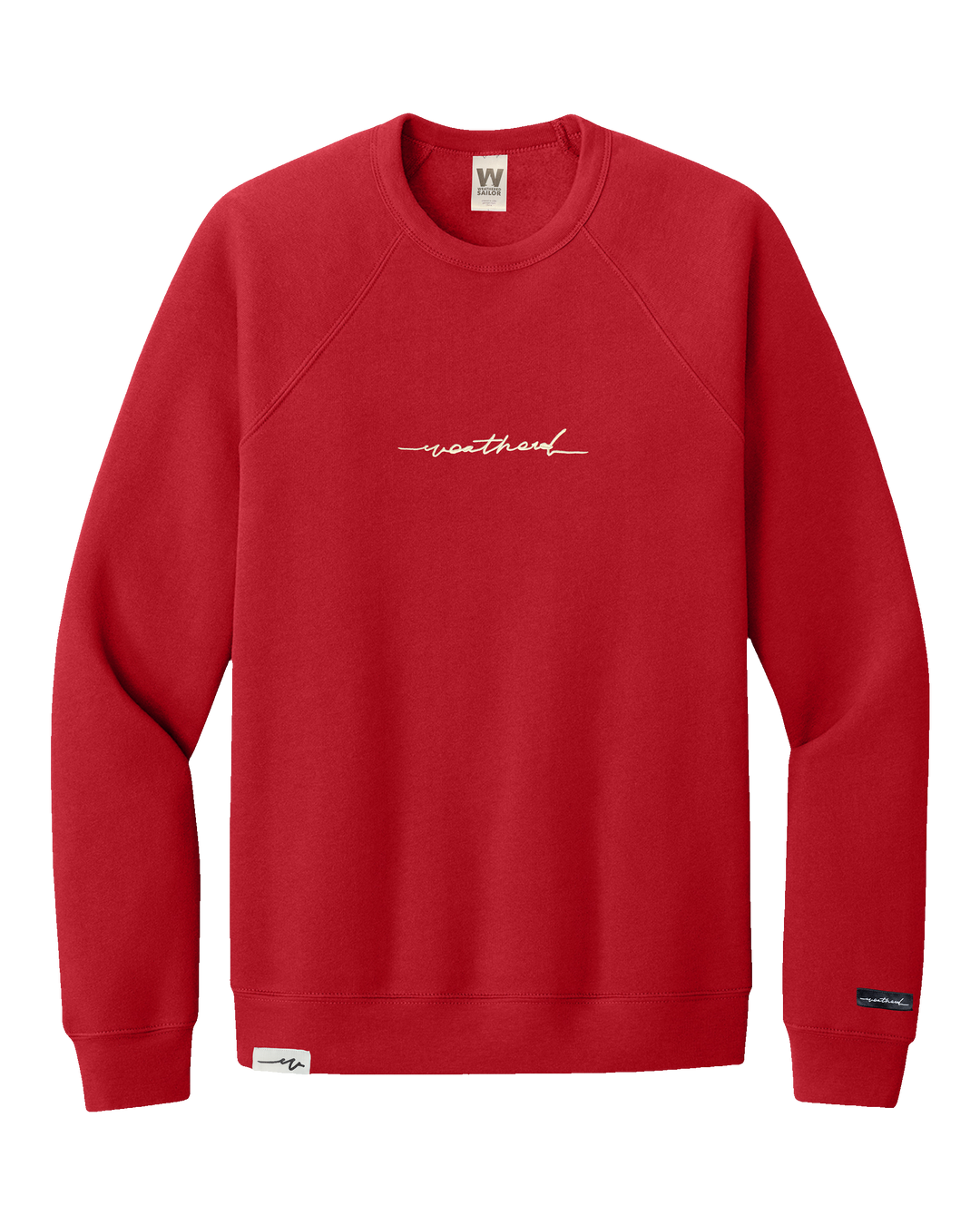 Sketchy Sponge Raglan Crew (transparent)