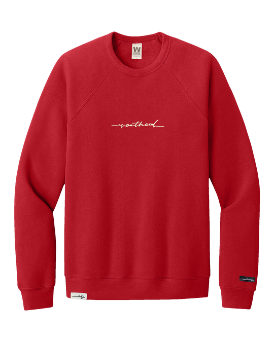 Sketchy Sponge Raglan Crew (transparent)
