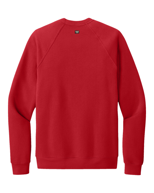 Sketchy Sponge Raglan Crew (transparent)