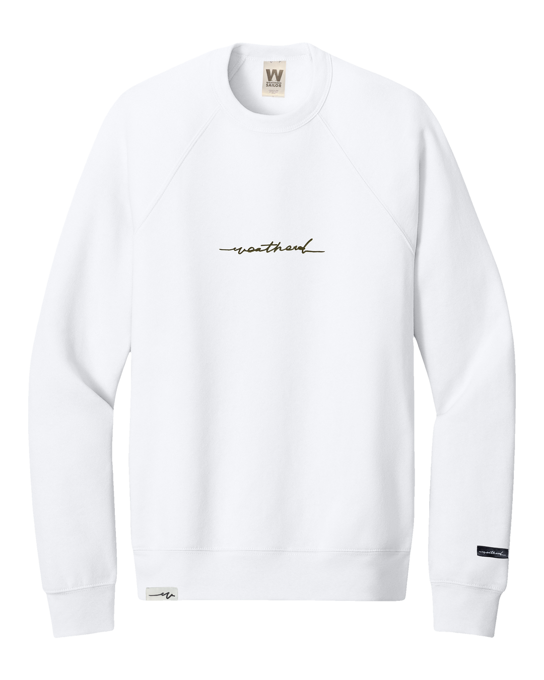 Sketchy Sponge Raglan Crew (transparent)