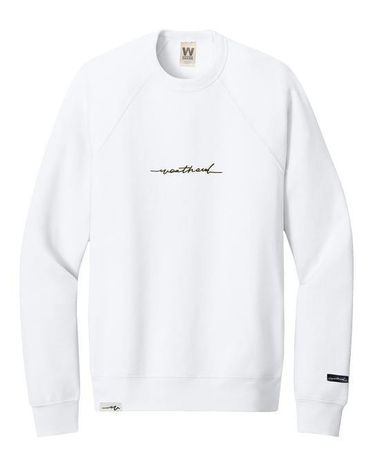 Sketchy Sponge Raglan Crew (transparent)