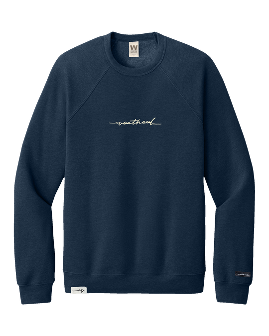 Sketchy Sponge Raglan Crew (transparent)