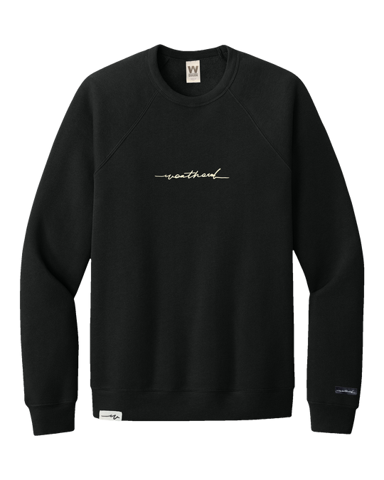 Sketchy Sponge Raglan Crew (transparent)
