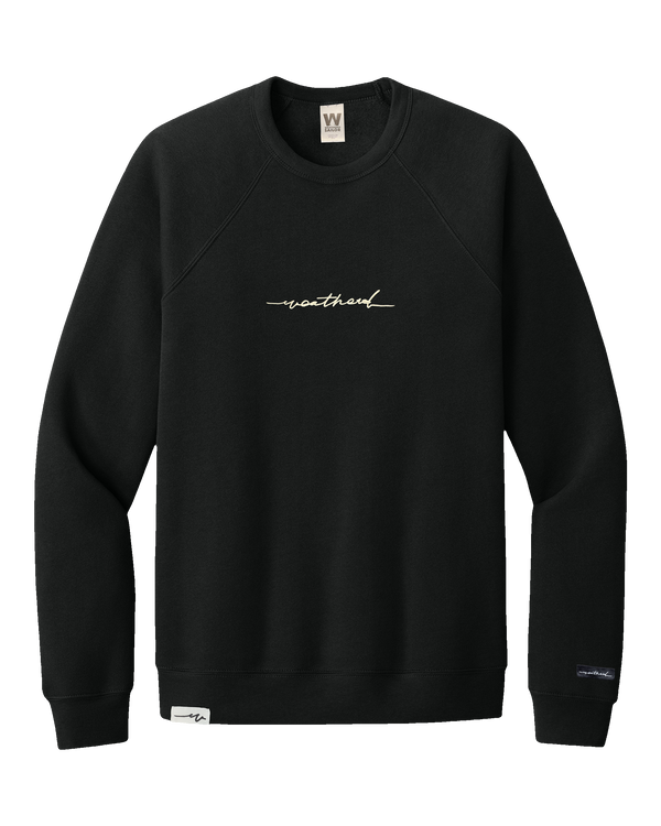 Sketchy Sponge Raglan Crew (transparent)