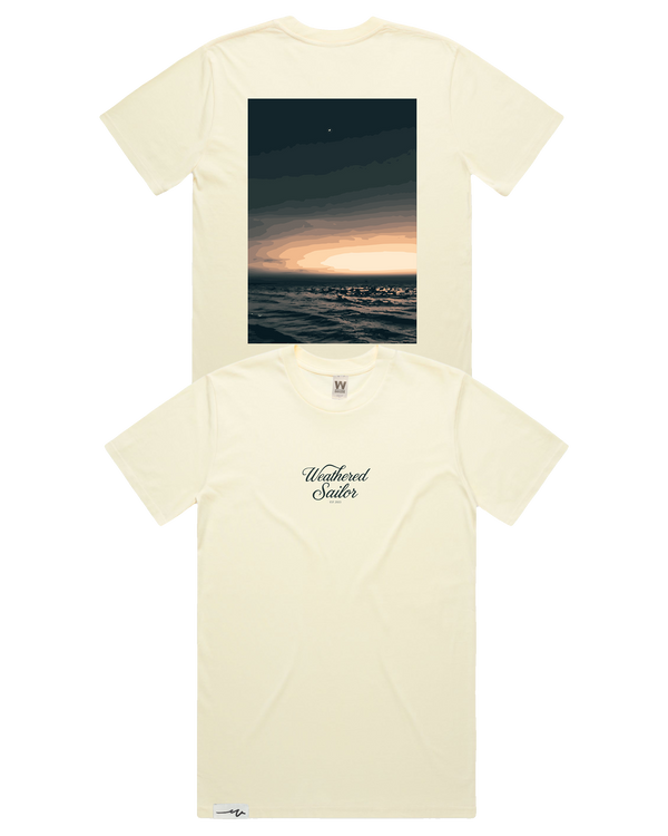Solace Script Tee (transparent)