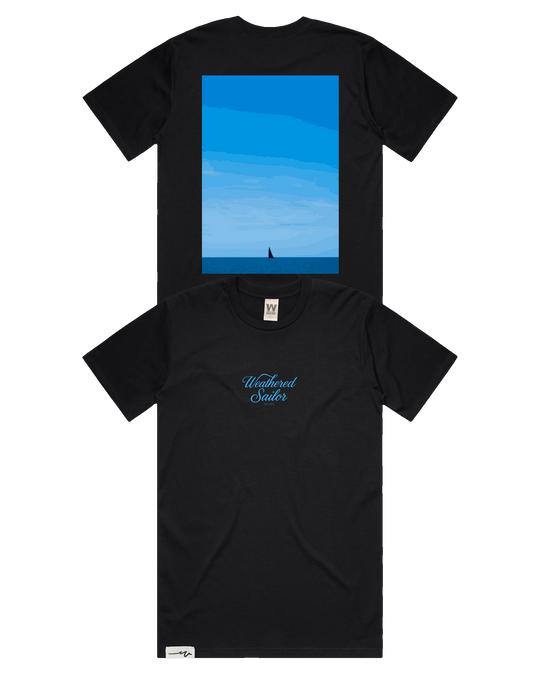 Solitary Script Tee (transparent)