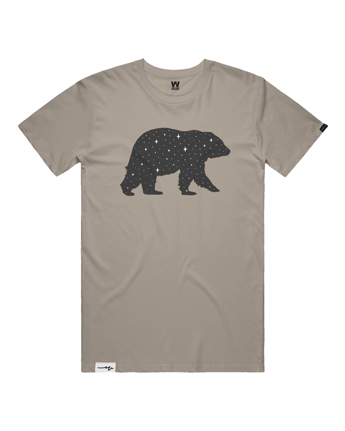Starry Bear Tee (transparent)