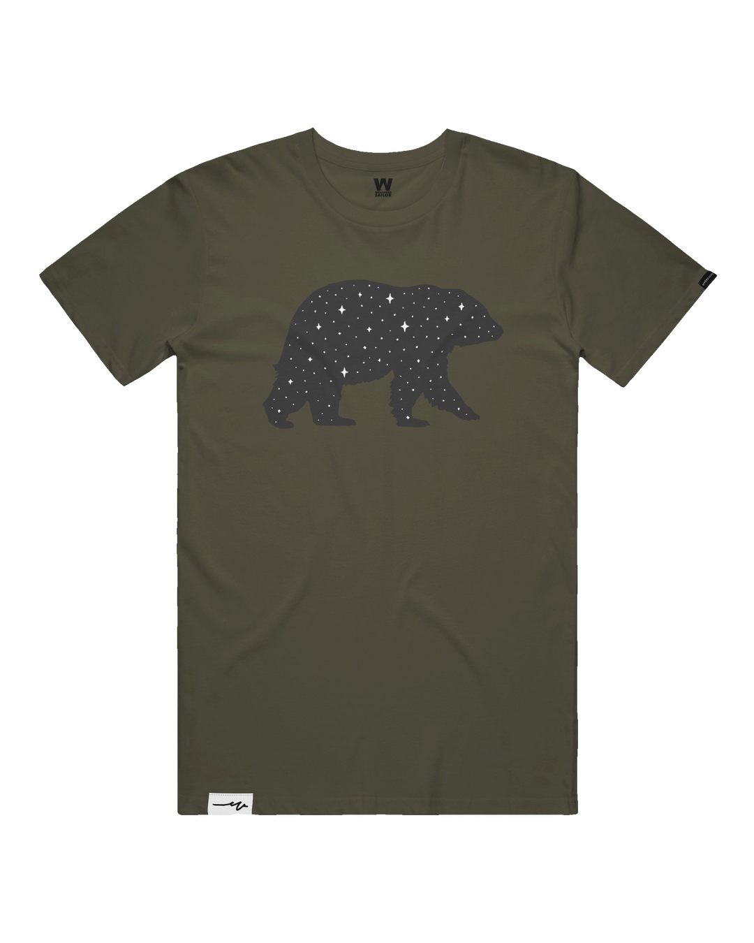 Starry Bear Tee (transparent)