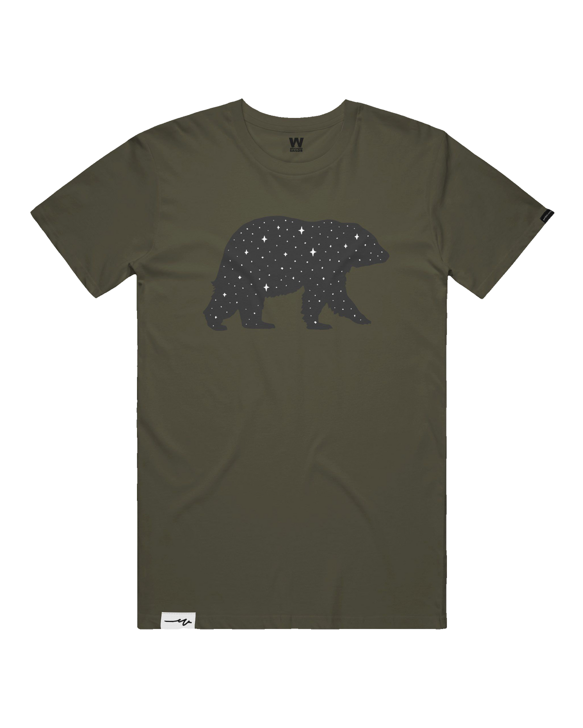 Starry Bear Tee (transparent)