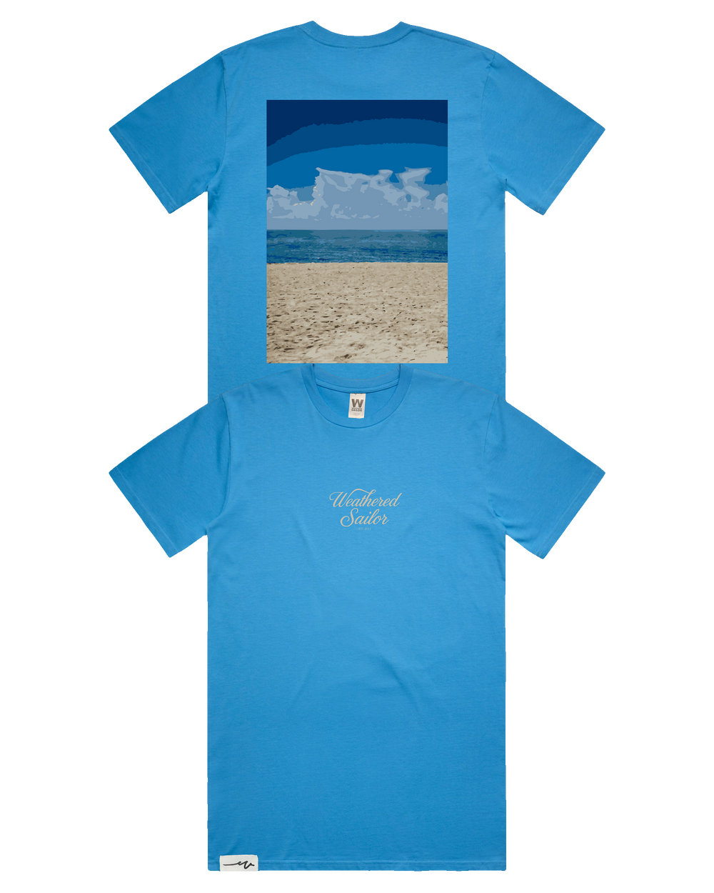 Stillpoint Script Tee (transparent)